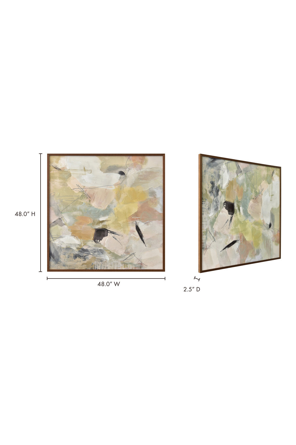   Modern European furniture - Pastel Toned Abstract Painting - www.oroa.com | Oroa.com