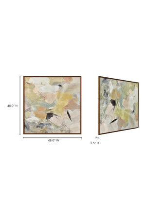   Modern European furniture - Pastel Toned Abstract Painting - www.oroa.com | Oroa.com
