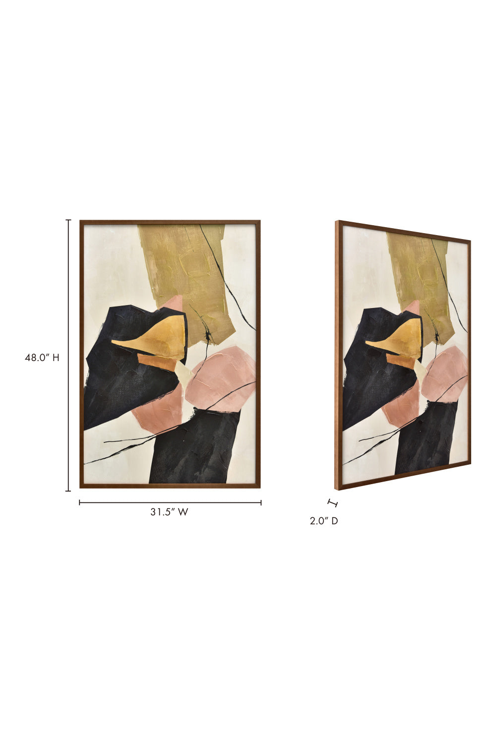   Modern European furniture - 60's Inspired Abstract Painting - www.oroa.com | Oroa.com