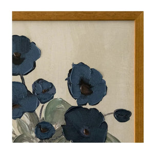   Modern European furniture - Blue Flowers Framed Painting - www.oroa.com | Oroa.com