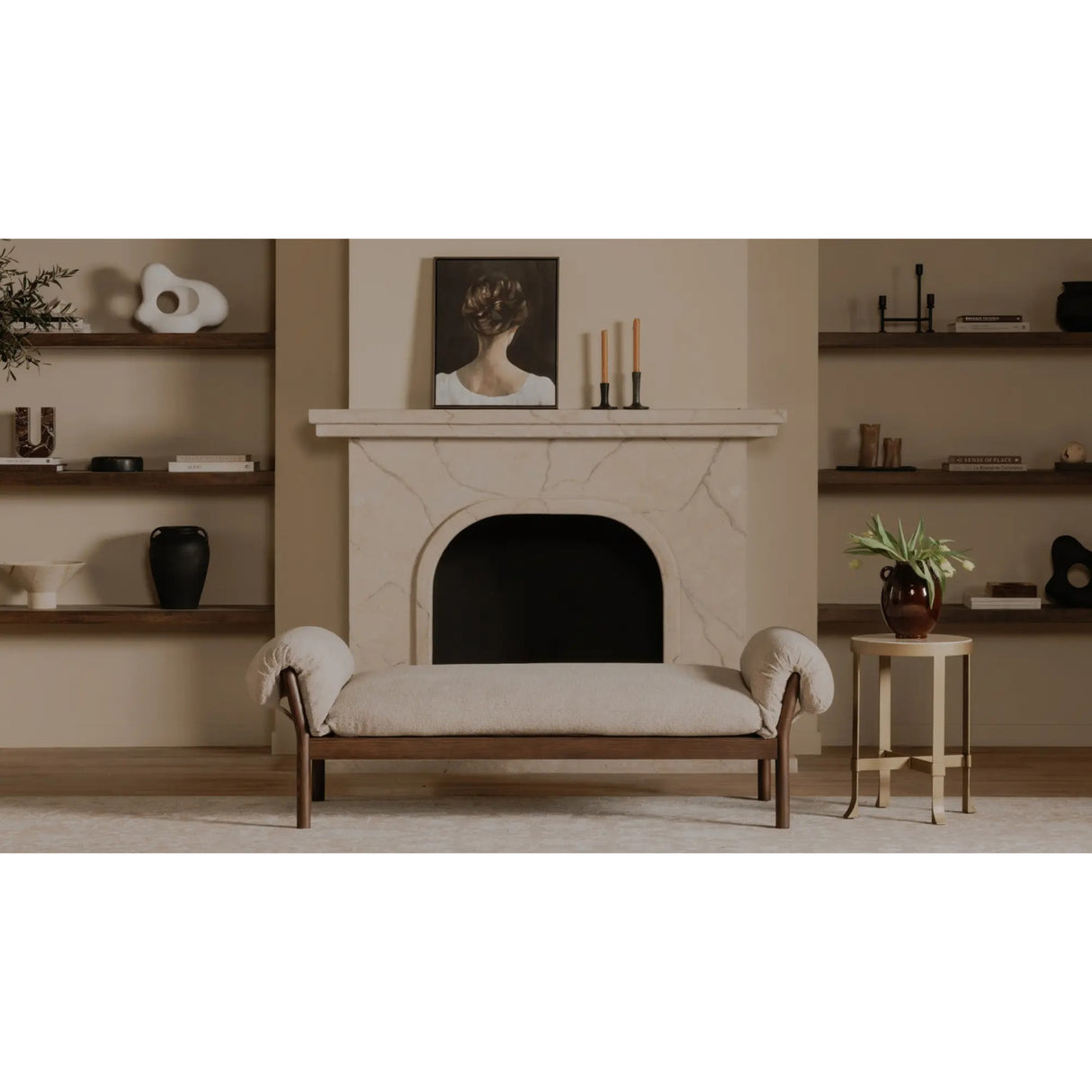   Modern European furniture - Woman's Back Profile Painting - www.oroa.com | Oroa.com