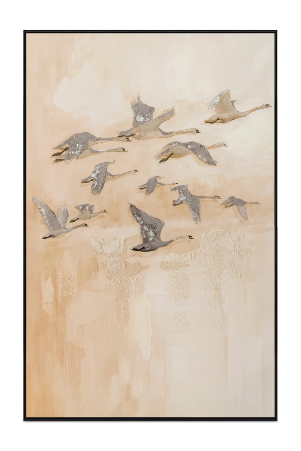   Modern European furniture - Flying Geese Framed Painting - www.oroa.com | Oroa.com