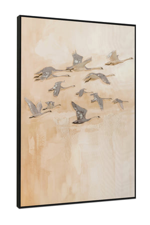   Modern European furniture - Flying Geese Framed Painting - www.oroa.com | Oroa.com