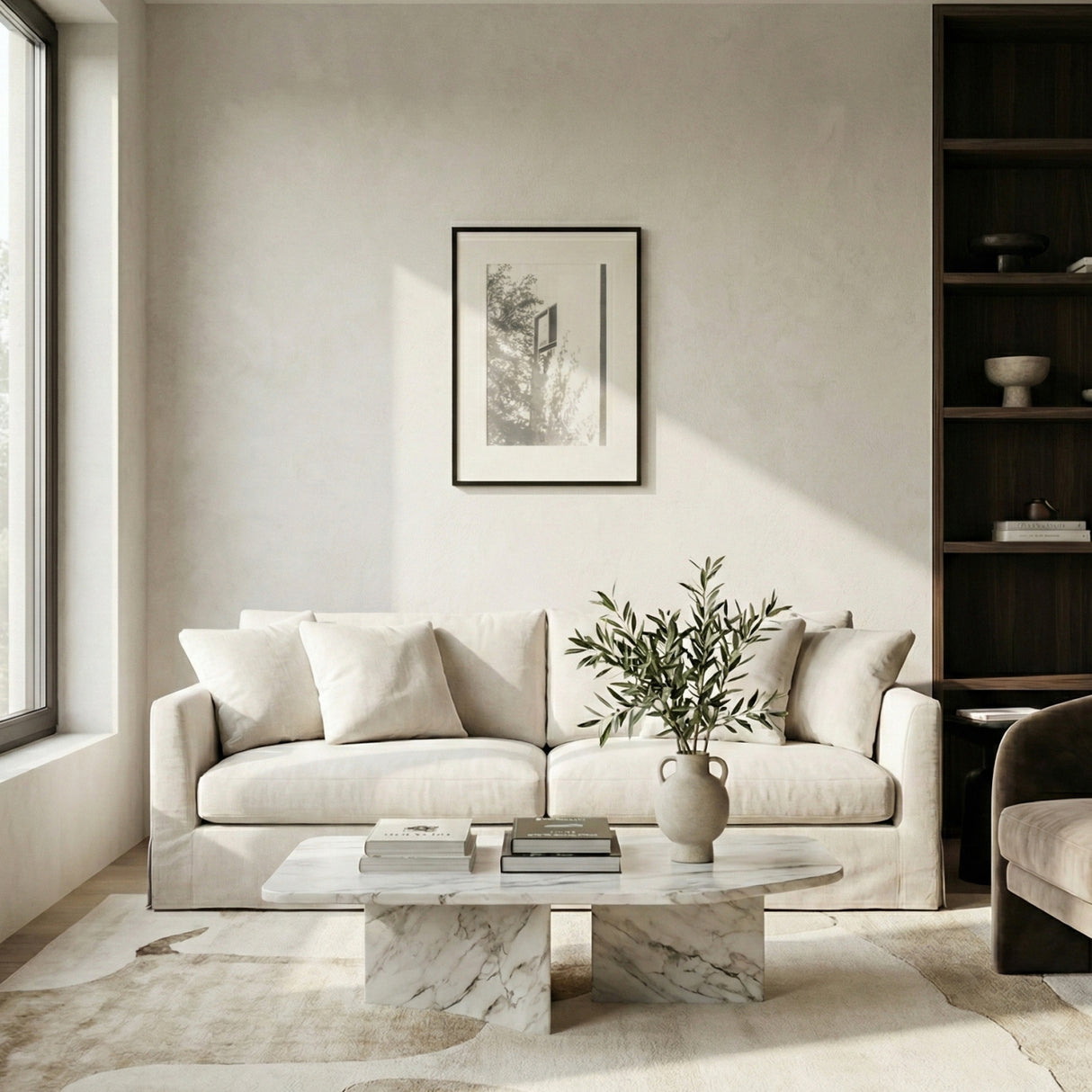   Modern European furniture - Secluded Home Framed Print - www.oroa.com | Oroa.com