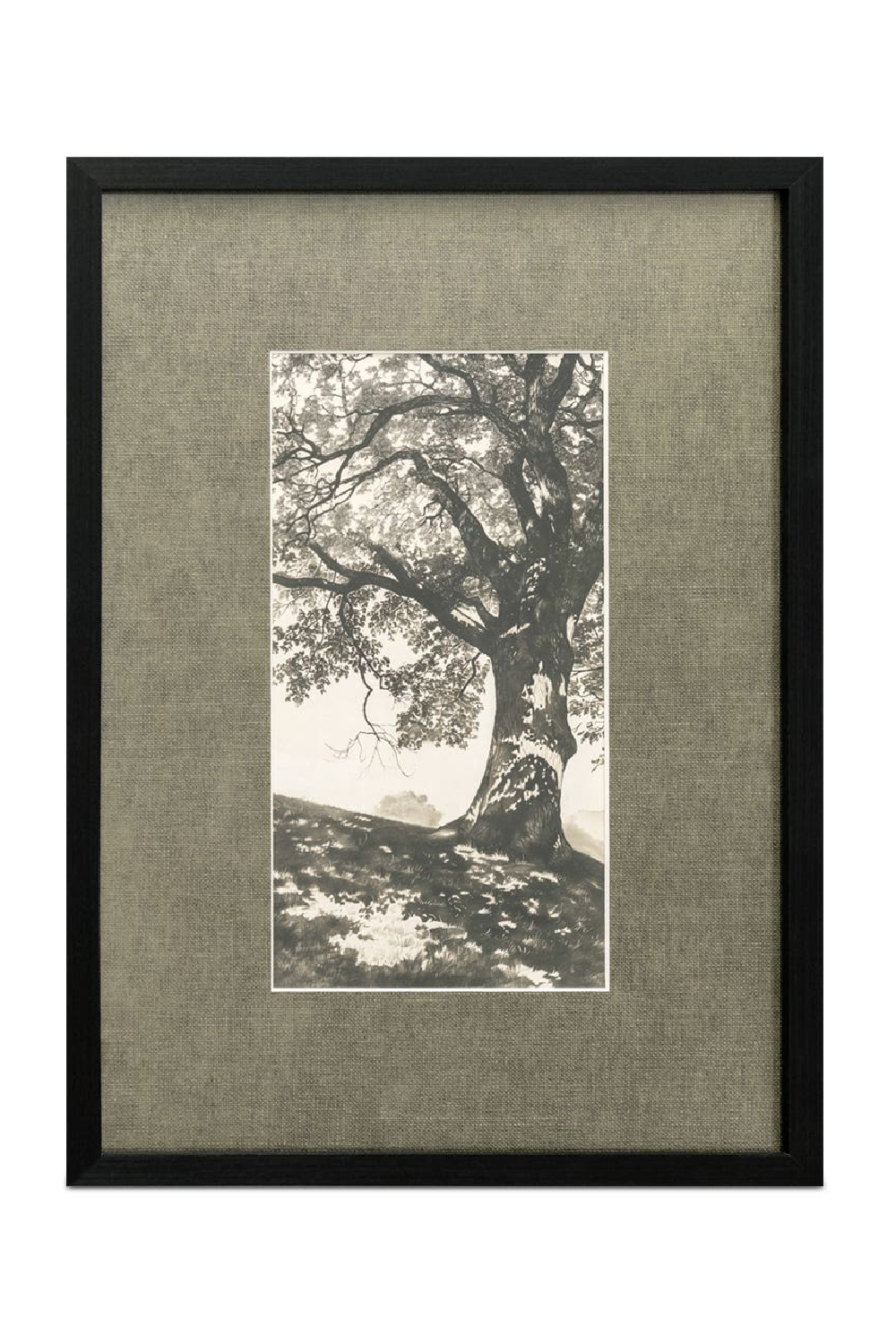   Modern European furniture - Monochromatic Tree Framed Print - www.oroa.com | Oroa.com