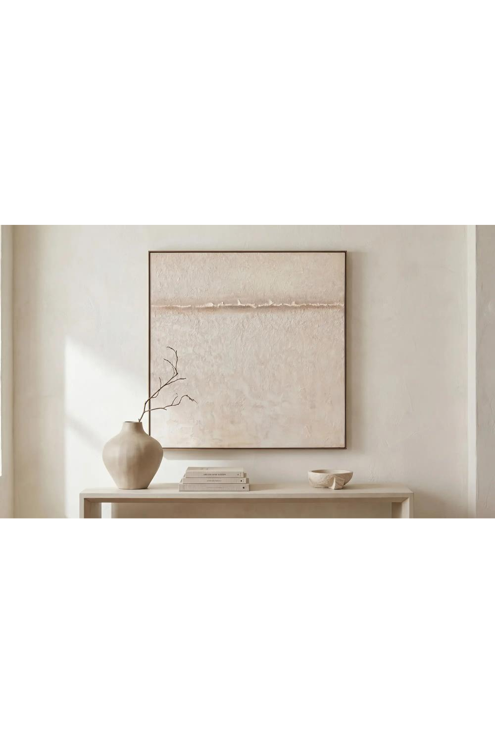   Modern European furniture - Neutral Toned Minimalist Painting - www.oroa.com | Oroa.com