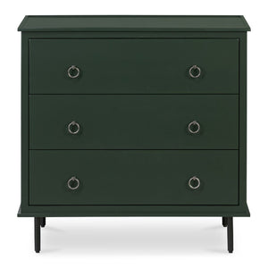   Modern European furniture - Green 3-Drawer Nightstand - www.oroa.com | Oroa.com