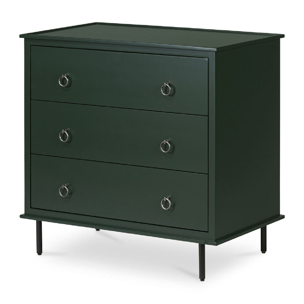   Modern European furniture - Green 3-Drawer Nightstand - www.oroa.com | Oroa.com