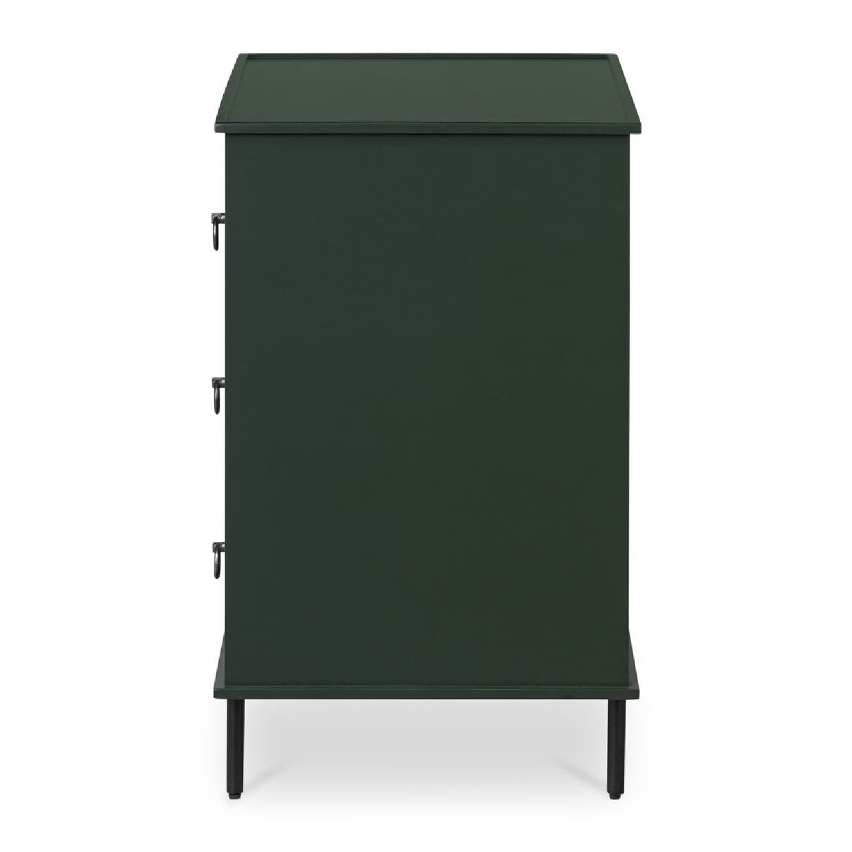   Modern European furniture - Green 3-Drawer Nightstand - www.oroa.com | Oroa.com