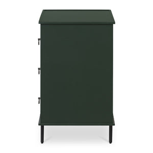   Modern European furniture - Green 3-Drawer Nightstand - www.oroa.com | Oroa.com