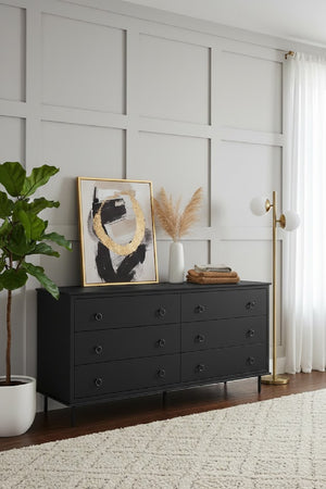   Modern European furniture - 6-Drawer Wooden Dresser - www.oroa.com | Oroa.com