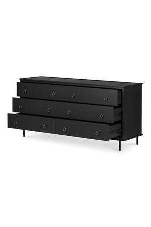   Modern European furniture - 6-Drawer Wooden Dresser - www.oroa.com | Oroa.com