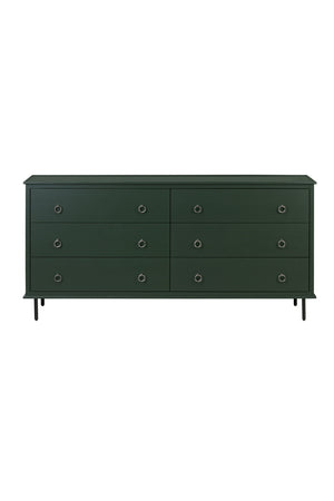   Modern European furniture - 6-Drawer Wooden Dresser - www.oroa.com | Oroa.com