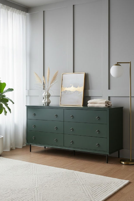   Modern European furniture - 6-Drawer Wooden Dresser - www.oroa.com | Oroa.com