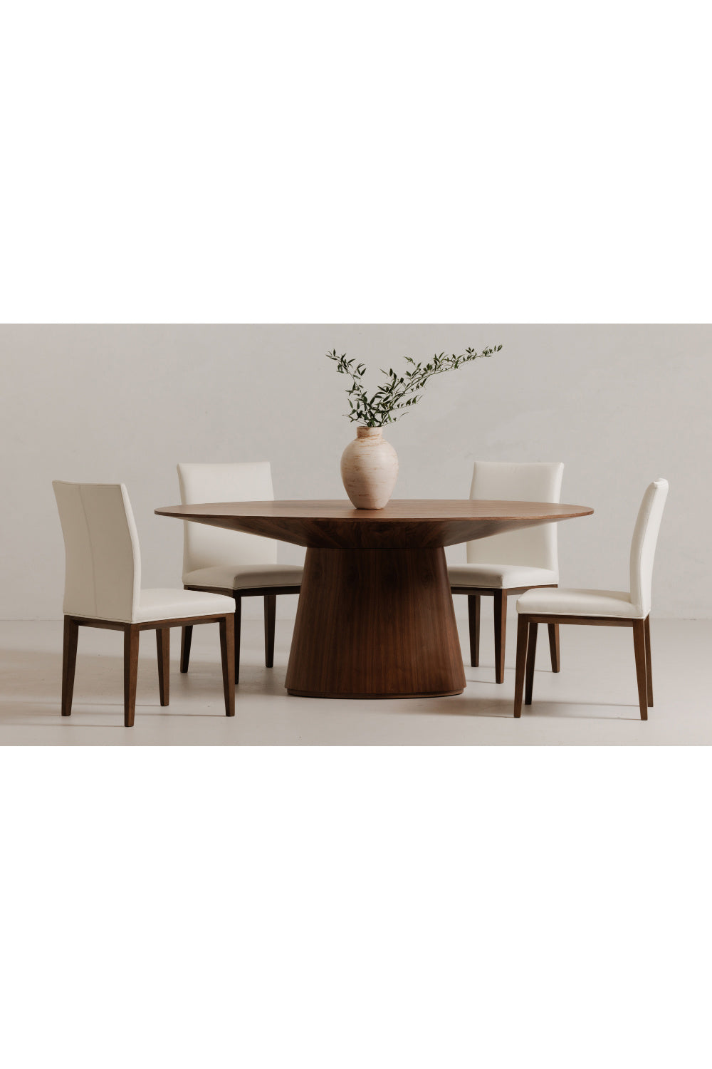   Modern European furniture - Walnut Veneer Oval Dining Table - www.oroa.com | Oroa.com