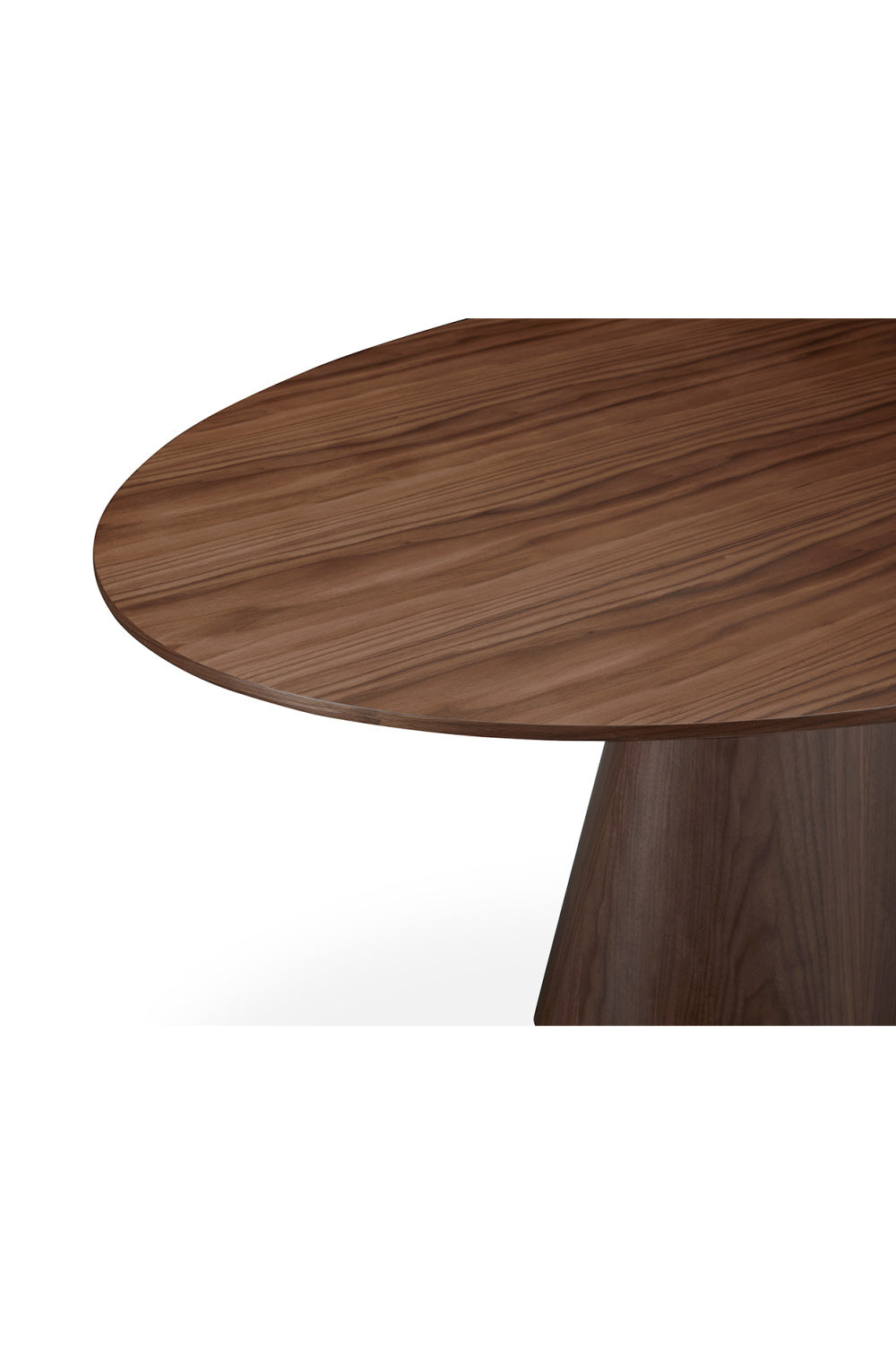  Modern European furniture - Walnut Veneer Oval Dining Table - www.oroa.com | Oroa.com