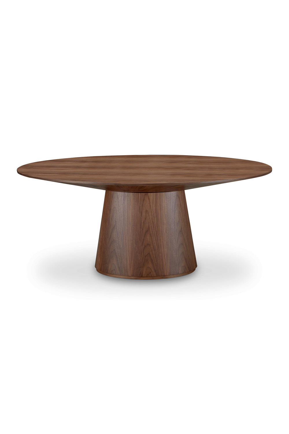   Modern European furniture - Walnut Veneer Oval Dining Table - www.oroa.com | Oroa.com