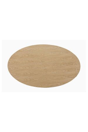   Modern European furniture - Oval Natural Oak Dining Table - www.oroa.com | Oroa.com