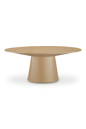   Modern European furniture - Oval Natural Oak Dining Table - www.oroa.com | Oroa.com