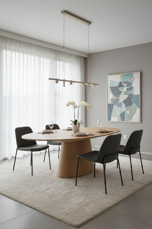   Modern European furniture - Oval Natural Oak Dining Table - www.oroa.com | Oroa.com
