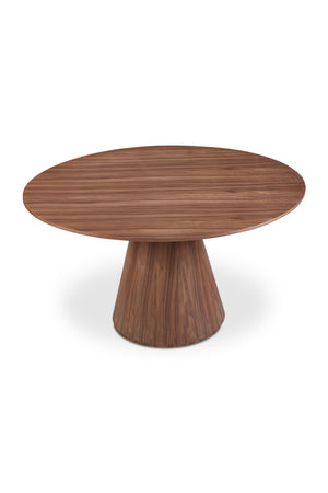   Modern European furniture - Round Oak Veneer Dining Table - www.oroa.com | Oroa.com