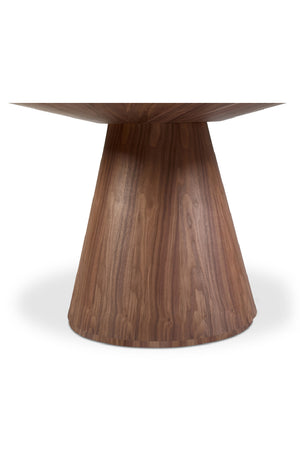   Modern European furniture - Round Oak Veneer Dining Table - www.oroa.com | Oroa.com