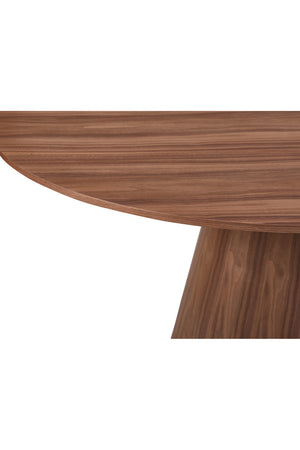   Modern European furniture - Round Oak Veneer Dining Table - www.oroa.com | Oroa.com