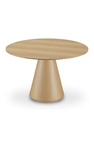   Modern European furniture - Round Oak Veneer Dining Table - www.oroa.com | Oroa.com