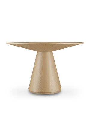   Modern European furniture - Round Oak Veneer Dining Table - www.oroa.com | Oroa.com
