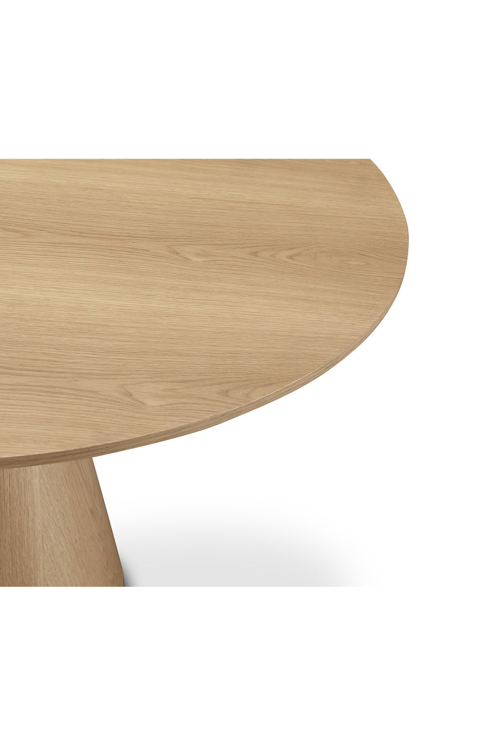   Modern European furniture - Round Oak Veneer Dining Table - www.oroa.com | Oroa.com