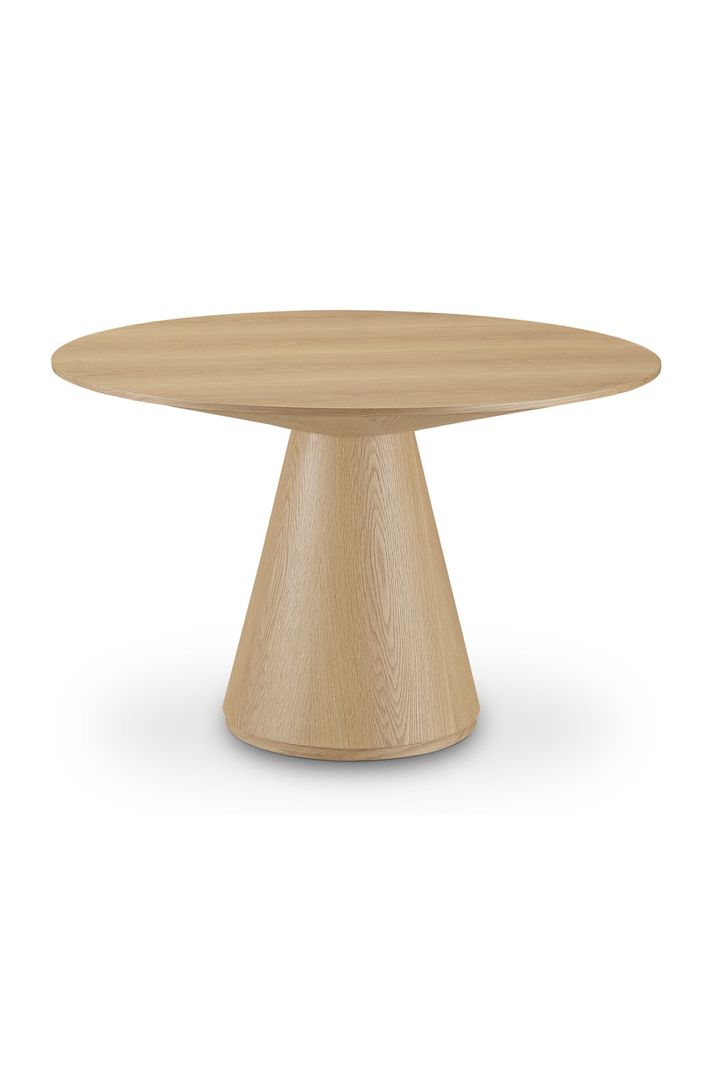   Modern European furniture - Round Oak Veneer Dining Table - www.oroa.com | Oroa.com