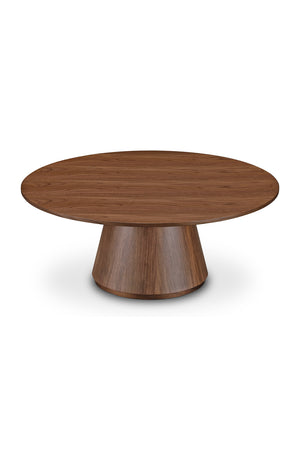   Modern European furniture - Round Oak Veneer Coffee Table - www.oroa.com | Oroa.com