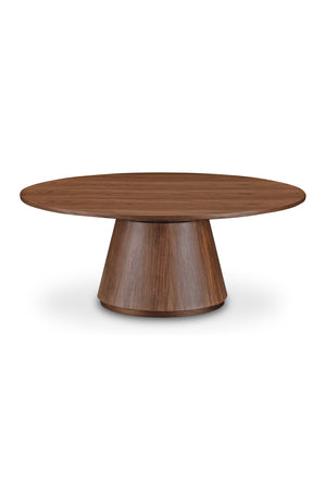   Modern European furniture - Round Oak Veneer Coffee Table - www.oroa.com | Oroa.com