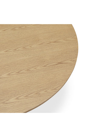   Modern European furniture - Round Oak Veneer Coffee Table - www.oroa.com | Oroa.com
