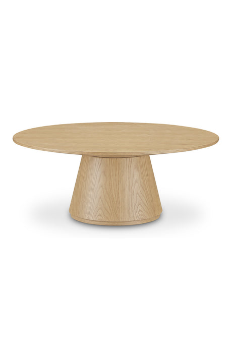   Modern European furniture - Round Oak Veneer Coffee Table - www.oroa.com | Oroa.com