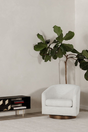   Modern European furniture - Curved Swivel Accent Chair - www.oroa.com | Oroa.com