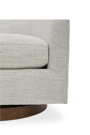   Modern European furniture - Curved Swivel Accent Chair - www.oroa.com | Oroa.com