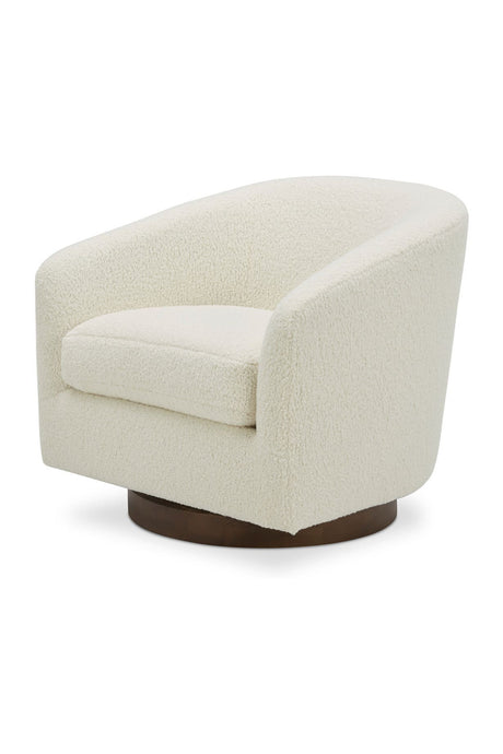   Modern European furniture - Curved Swivel Accent Chair - www.oroa.com | Oroa.com
