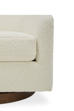  Modern European furniture - Curved Swivel Accent Chair - www.oroa.com | Oroa.com