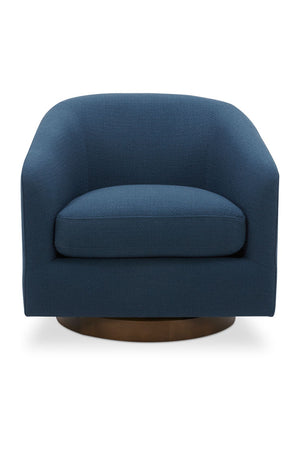   Modern European furniture - Curved Swivel Accent Chair - www.oroa.com | Oroa.com