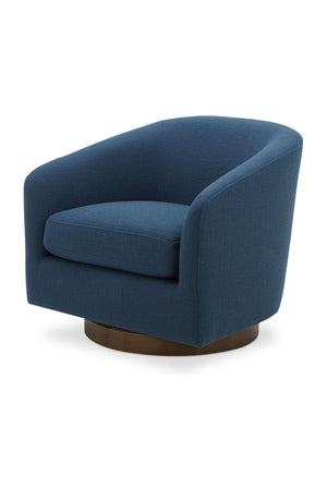   Modern European furniture - Curved Swivel Accent Chair - www.oroa.com | Oroa.com