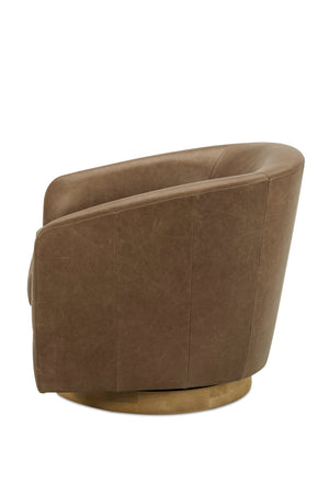   Modern European furniture - Curved Swivel Accent Chair - www.oroa.com | Oroa.com