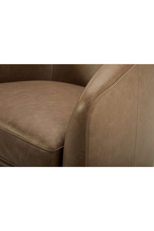   Modern European furniture - Curved Swivel Accent Chair - www.oroa.com | Oroa.com