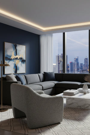   Modern European furniture - Sloped-Arm Lounge Chair - www.oroa.com | Oroa.com