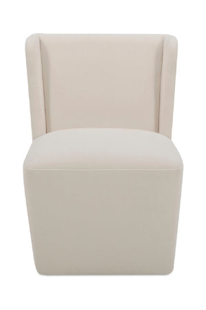   Modern European furniture - Upholstered Rolling Dining Chair - www.oroa.com | Oroa.com
