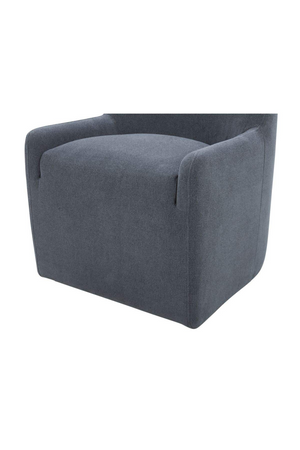   Modern European furniture - Upholstered Rolling Dining Chair - www.oroa.com | Oroa.com