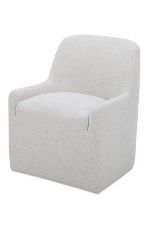   Modern European furniture - Upholstered Rolling Dining Chair - www.oroa.com | Oroa.com