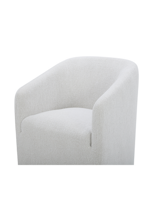   Modern European furniture - Upholstered Rolling Dining Chair - www.oroa.com | Oroa.com