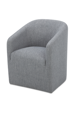   Modern European furniture - Upholstered Rolling Dining Chair - www.oroa.com | Oroa.com