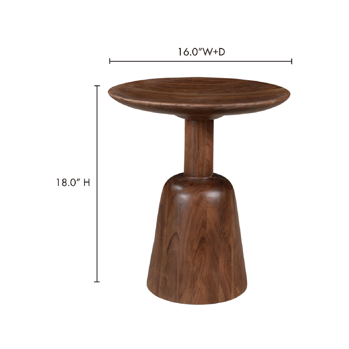   Modern European furniture - Round Wooden End Table - www.oroa.com | Oroa.com